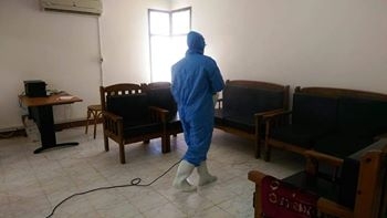 استمرار تطهير المنشات البيطرية ضد فيروس كورونا في مدن محافظة جنوب سيناء 1