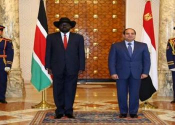 الرئيس عبد الفتاح السيسي ورئيس جنوب السودان