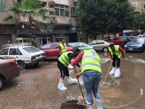 غرف عمليات "مستقبل وطن" تساند في أعمال شفط مياه الأمطار بالشوارع 3