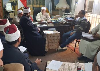 وكيل أوقاف الإسكندرية يجتمع مع القيادات بشأن متابعة تأمين المساجد من كورونا 3