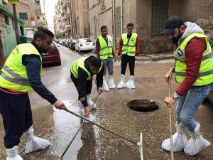 غرف عمليات "مستقبل وطن" تساند في أعمال شفط مياه الأمطار بالشوارع 4