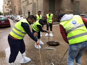 غرف عمليات "مستقبل وطن" تساند في أعمال شفط مياه الأمطار بالشوارع 7