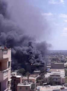 حريق هائل في شركة الملح والصودا بالإسكندرية 3