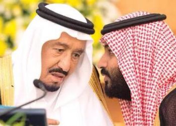 الملك السعودي وولي العهد