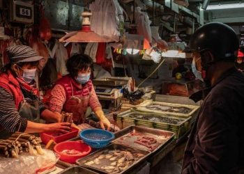 سوق المأكولات الحية يعاود نشاطه بشروط في ووهان