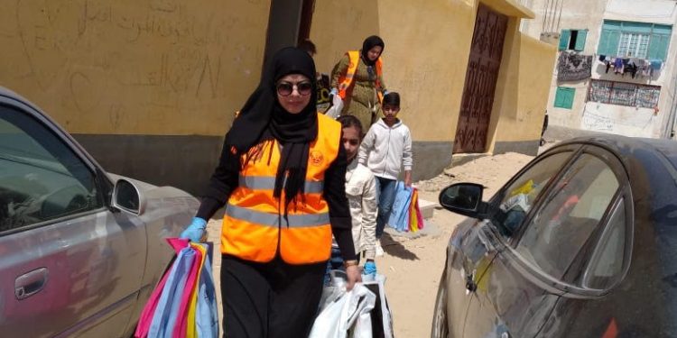 حملات في شمال سيناء للتوعية من مخاطر فيروس كورونا ومساعدات لأبناء القري الفقيرة 1