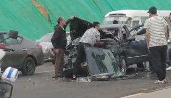 اصابة 14 عاملا في انقلاب "ميكروباص" بالإسكندرية 4