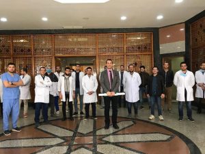 جامعة الأزهر.. تدريب الاطباء علي مواجهة فيروس كورونا 1