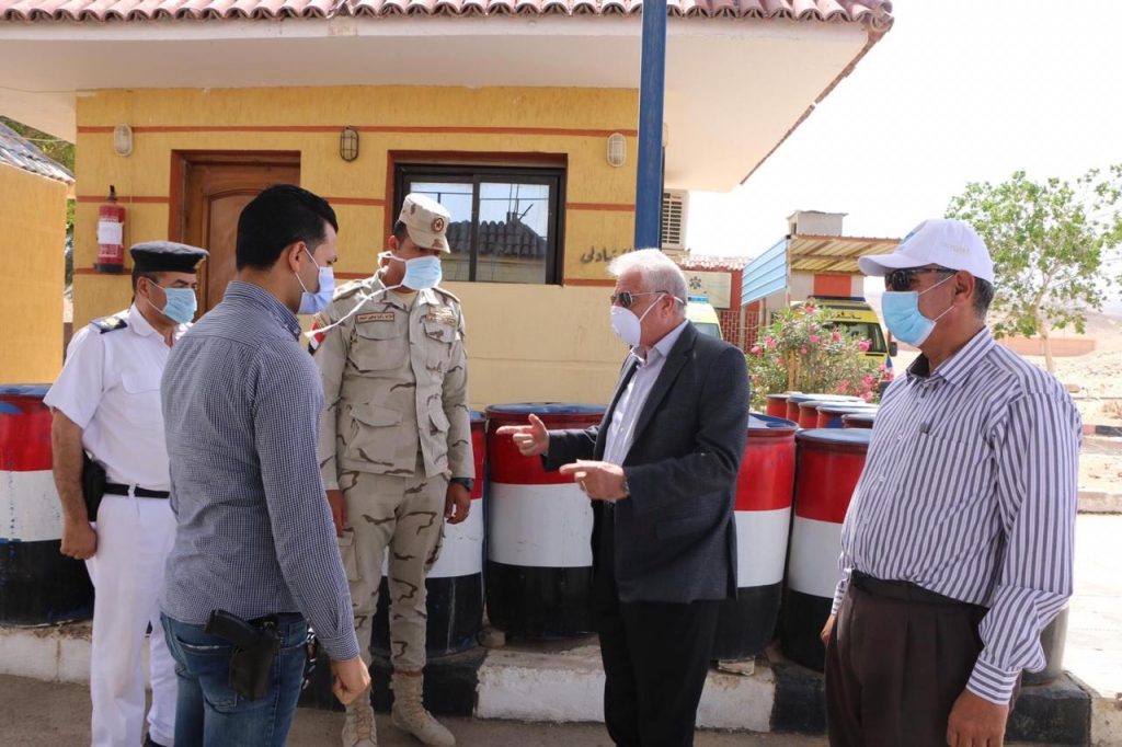 محافظ جنوب سيناء يتابع الإجراءات الإحترازية خلال شم النسيم 1