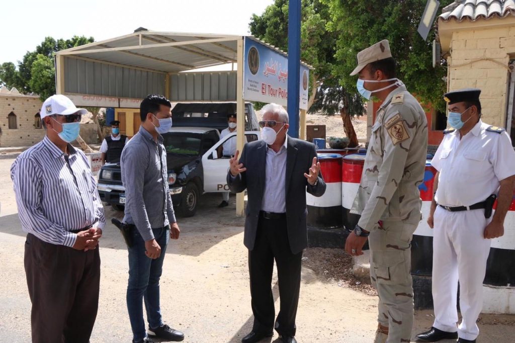 محافظ جنوب سيناء يتابع الإجراءات الإحترازية خلال شم النسيم 2
