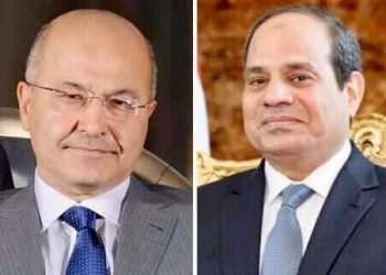 الرئيس عبد الفتاح السيسي وبرهم صالح
