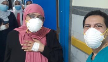 شفاء رئيسة تمريض مستشفى العجمى بالإسكندرية من كورونا 1