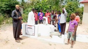 افتتاح بئر ماء بدولة غانا 
