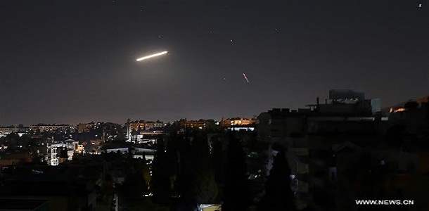 هجوم صاروخي إسرائيلي على مركز البحوث العلمية في حلب 1