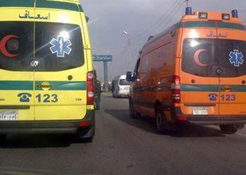 إصابة 4 أشخاص إثر حادث انقلاب توك توك فى كفر الشيخ 4