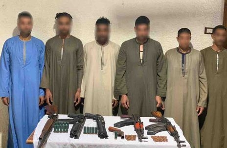 حملة أمنية في أسيوط تضبط 6 أشخاص بحوزتهم أسلحة نارية وذخائر 1