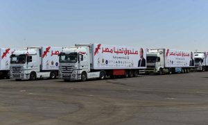 رئيس الوزراء يشهد إطلاق صندوق "تحيا مصر" أكبر قافلة للمساعدات الإنسانية 1