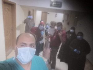 خروج 27 حالة من الحجر الصحي بالمدينه الجامعيه بالمنصورة