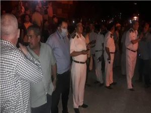 اول صور من موقع انهيار عقار من 5 طوابق بشبرا مصر  2