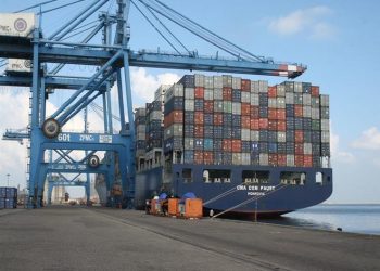مرور ١١ سفينة حاويات بضائع بميناء دمياط 1