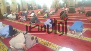 تطهير مسجد ابو العباس بالإسكندرية استعدادا لصلاة العصر 1