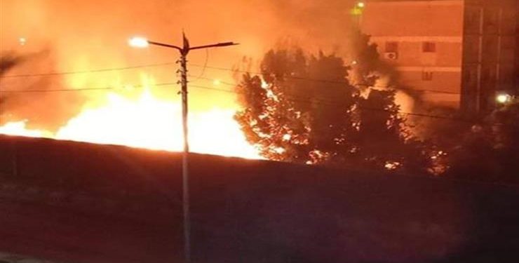حريق داخل محطة وقود بمنطقة مدينة نصر .. والدفع بـ4 سيارات إطفاء 1