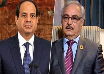 السيسى يعرب عن اعتزازه بمبادرة "مصر" لإنهاء معاناة الشعب الليبى 1