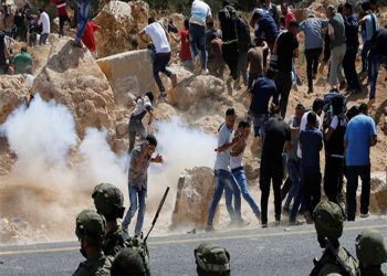 قوات الاحتلال الإسرائيلي تطلق الرصاص على شاب فلسطينى فلى بيت لحم 3
