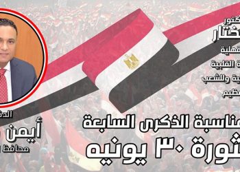 محافظ الدقهلية يهنئ المصريين بالذكرى الـ7 لـ ثورة 30 يونيه