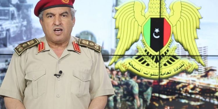مدير إدارة التوجيه المعنوي بالجيش الليبي خالد المحجوب