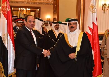 ملك البحرين والسيسي