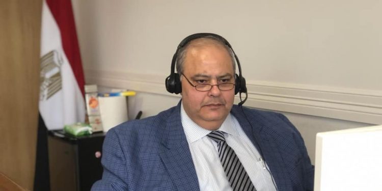 القنصل العام في مدينة هيوستن الأمريكية السفير "خالد يسري رزق"