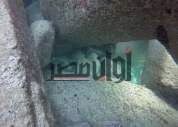 شاهد لاول مرة صور الحواجز الصخرية تحت الماء المحتجز فيها جثمان شادى 2