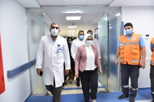 وزيرة الصحة تتفقد الأكشاك الطبية المتواجدة بالمواقع الإنشائية بمدينة العلمين 3