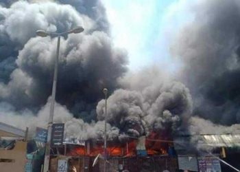 رئيس حى حلوان: 90 % من محال سوق توشكى تم حرقها 1