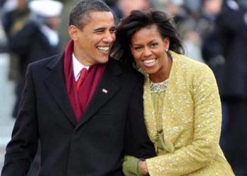 اوباما وزوجتة