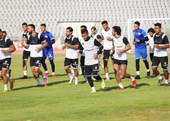 تدريبات المصري استعدادا لعودة الدوري (1)