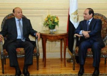 الرئيس اليمني و الرئيس السيسي