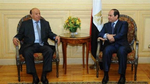 الرئيس اليمني و الرئيس السيسي