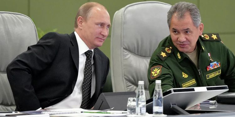 بوتين يلتقي وزير الدفاع الروسي