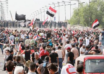 مظاهرات في البصرة العراقية بسبب الإغتيالات 1