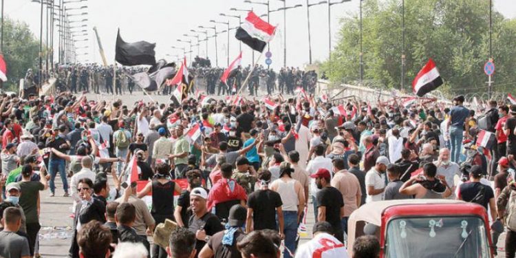 مظاهرات في البصرة العراقية بسبب الإغتيالات 1