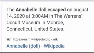 تفاصيل قصة أنابيل Annabelle.. شائعات هروب الدمية من المتحف 2