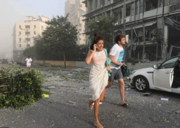 إصابة فنانة مصرية شهيرة بـ انفجار بيروت "صورة" 1
