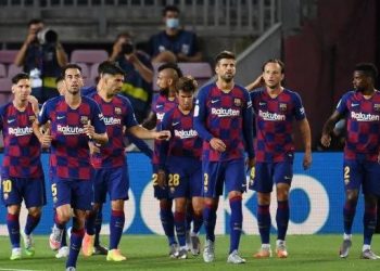 ميسي يقود هجوم برشلونة أمام ريال مدريد بالدوري الاسباني 1