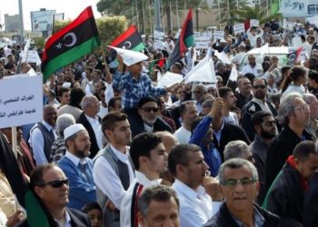 عناصر موالية لتركيا بين المتظاهرين في ليبيا