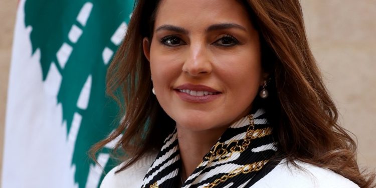 وزيرة الإعلام اللبنانية - منال عبدالصمد