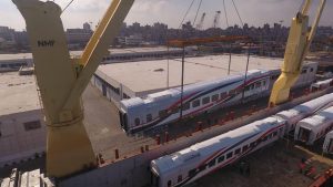 النقل تستقبل 13 عربة سكة حديد في ميناء الإسكندرية 2