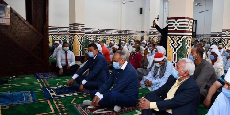  افتتاح مسجد ابراهيم عبد الجليل بيوسف الصديق بعد تجديده بـ الفيوم 1