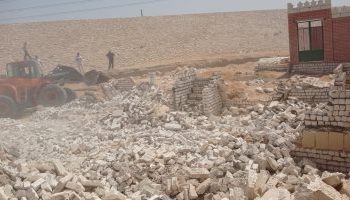 إزالة 320 مقبرة خالية من الموتى في أبو زعبل بـ الخانكة 1